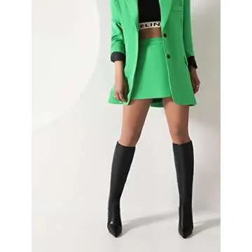 Sun Gurg Knee High Boots: Chic Stiletto Heels for Women