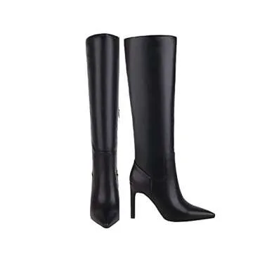 Sun Gurg Knee High Boots: Chic Stiletto Heels for Women