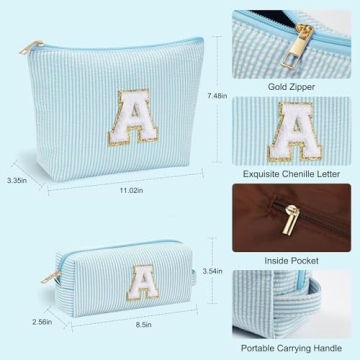 YOOLIFE Personalized Makeup Bags - Perfect Gifts for All Occasions