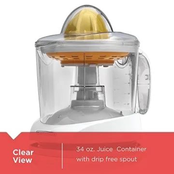 BLACK+DECKER 32oz Electric Citrus Juicer Adjustable Pulp Control