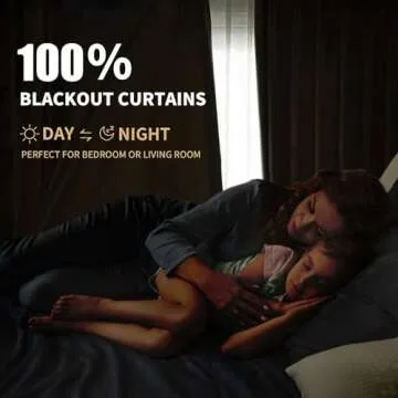 INOVADAY 100% Blackout Curtains for Bedroom, Black Out Curtains 96 Inch Long, Clip Rings Linen Blackout Drapes, Thermal Insulated Room Darkening for Living Room, 2 Panels - Oatmeal,W50xL96