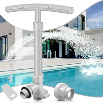 Pool Fountain for Above and In-Ground Pools - Adjustable Waterfall Sprinkler for SPA Relaxation