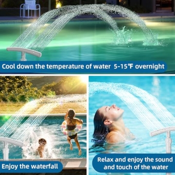 Adjustable Pool Fountain for Above and In-Ground Pools