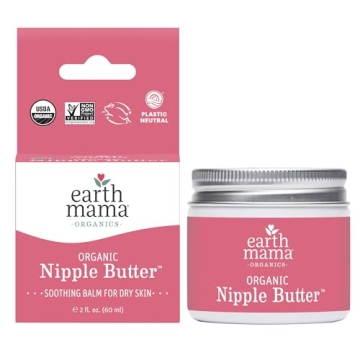 Earth Mama Organic Nipple Butter™ | Nipple Cream Safe for Breastfeeding | Postpartum Essentials fo...