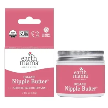 Earth Mama Organic Nipple Butter™ | Nipple Cream Safe for Breastfeeding | Postpartum Essentials fo...