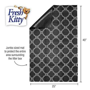 Fresh Kitty Jumbo Foam Litter Mat – Easy Clean & Stylish