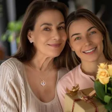 CDE Forever Love Heart Necklaces for Women, Wedding Anniversary, Birthday Gift for Wife, S925 Silver Jewelry with Birthstone Pendant, Ideal Valentine's Gifts for Her