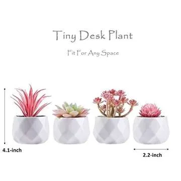 CADNLY Faux Succulent Plants - Perfect Mini Decor for All