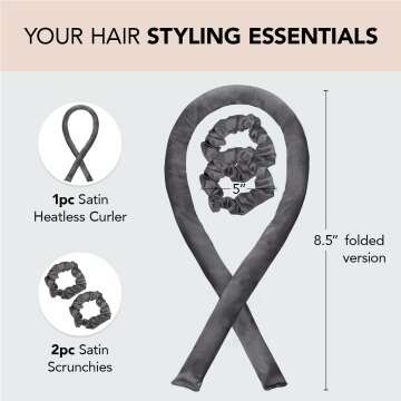 Kitsch Heatless Curling Set for Perfect Overnight Curls