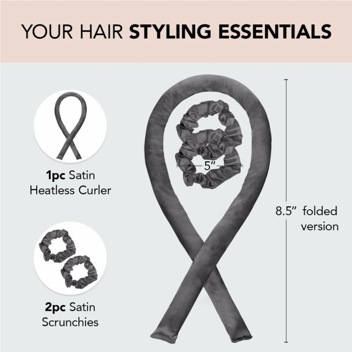 Kitsch Heatless Curling Set for Perfect Overnight Curls