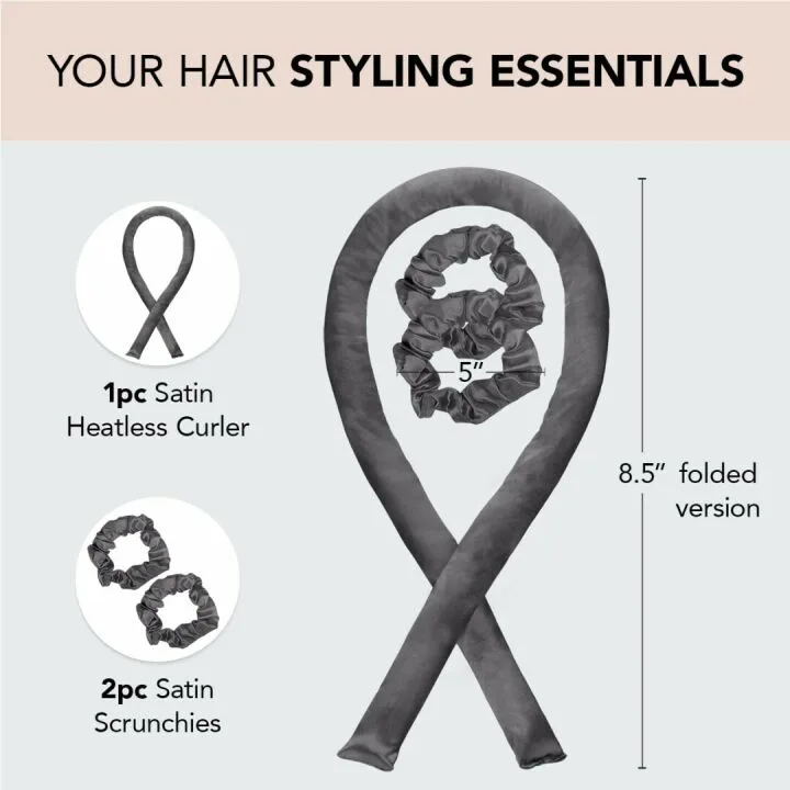 Kitsch Heatless Curling Set for Perfect Overnight Curls