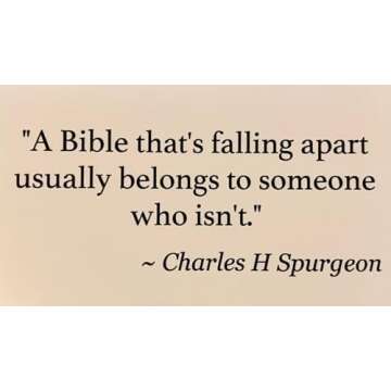 Dorinta Handmade Rescued Antique Bible Glass Religious Christmas Gift Ornament with Silver Cross - Hanging Accessories For Home, Office, Church - Unique Gift for Friends, Family, Pastor