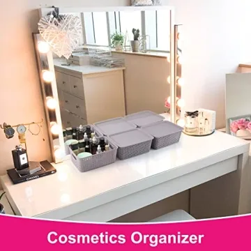 AREYZIN Lidded Storage Bins for Effortless Organization