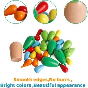 Rainbow Cactus Stacking Blocks Toy for Kids