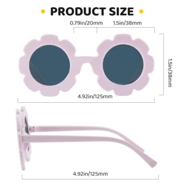 Fun 8-Pair JOAOYO Kids Sunglasses for Toddler Girls and Boys