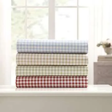 Laurel & Mayfair Classic Gingham Checkered Sheet Set