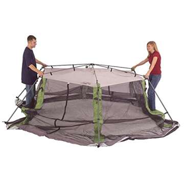 Coleman Skylodge Screened Canopy Tent with Instant Setup, 10x10/15x13ft Portable Screen Shelter with 1-Minute Setup for Bug-Free Lounging, Great for Picnic, Yard, Beach, Park, Camping, & More