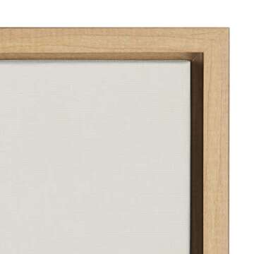 Charming Baby Giraffe Framed Canvas Wall Art 18x24