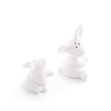 Arthur Court Bunny Salt and Pepper Shakers Set for Easter