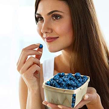 Top Home Store One Pint Wooden Berry Baskets (10 Pack) – For Fruit Picking, Arts, Crafts, and Decor; 4” Square Vented Wood Boxes