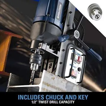 Evolution Power Tools EVOMAG28 1-1/8" Magnetic Drill
