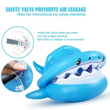 Adorable Baby Shark Pool Float with Canopy for Kids