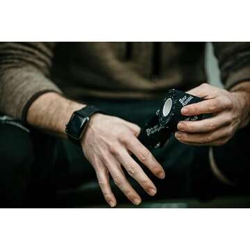 Bear Komplex Athletic Sports Tape, 4 or 12 Pack of Premium Adhesive Wrap, 5 cm Tape, Sweatproof, Breathable, and Non-Slip for Lifting, Crossfit, and Hook Grip, Hypoallergenic and Latex Free