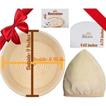9 Inch Banneton Proofing Basket for Perfect Bread Baking