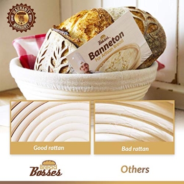 9 Inch Banneton Proofing Basket for Perfect Bread Baking
