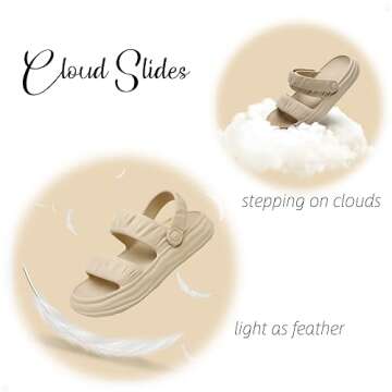 Comfortable Kiemorgy Waterproof Women's Sandals for Summer