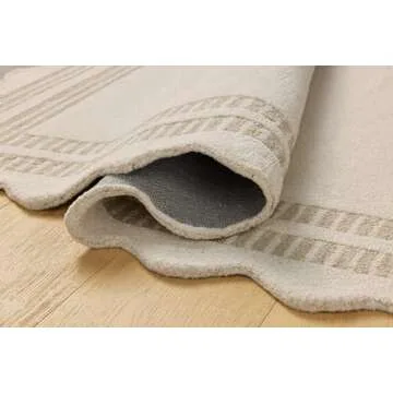 Loloi Chris Loves Julia Scottie Collection SCO-01 Ivory/Grey 2'-0" x 5'-0", .87" Pile Height, Accent Rug