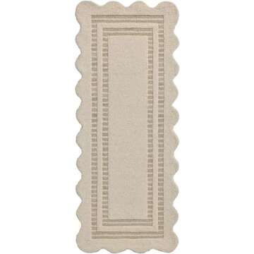Loloi Chris Loves Julia Scottie Collection SCO-01 Ivory/Grey 2'-0" x 5'-0", .87" Pile Height, Accent Rug