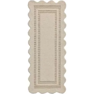 Loloi Chris Loves Julia Scottie Collection SCO-01 Ivory/Grey 2'-0" x 5'-0", .87" Pile Height, Accent Rug