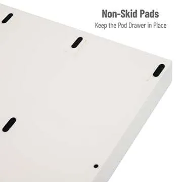 Mind Reader Single Serve Coffee Pod Organizer with 3 Drawers, 36 Pod Capacity, Countertop , 12.25"L x 13.5"W x 2.5"H, White