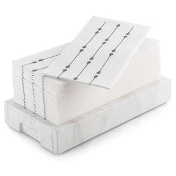 BloominGoods Elegant Disposable Hand Towels for Guests