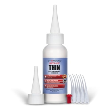 Starbond EM 02 Super Fast Thin CA Glue - Premium Adhesive for Woodworking and Crafts
