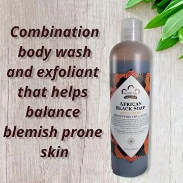 Nubian Heritage Body Wash, African Blk Soap, Tea Tree Oil Oats & Aloe, 13 Fl Oz pack of 2