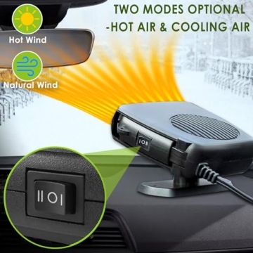 200W Car Heater for Fast Defrosting & Heating