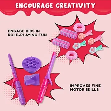  Discover the JOYIN 17Pcs Beauty Salon Kit - A Fun Pretend Play Experience!