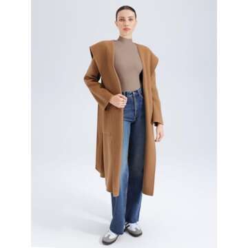 REORIA Women's Long Sleeve Bodysuits Mock Turtleneck Slim Tight Double Lined Basic Layering Body Suits Tops Fall Winter Outfits 2024(Light Coffee Large)