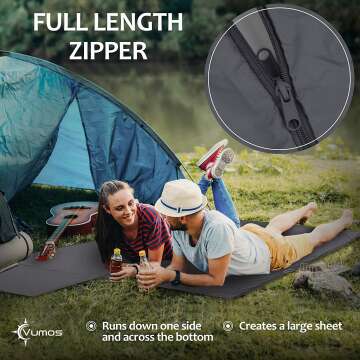 Vumos Sleeping Bag Liner for Comfortable Travel