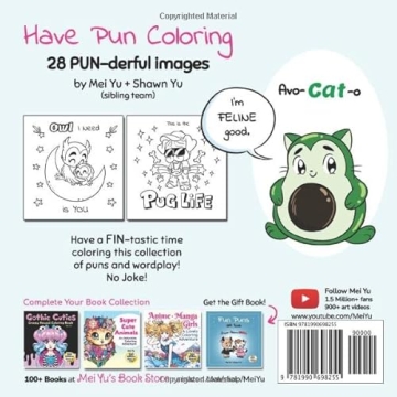 Fun Puns Coloring Book for All Ages: Humor & Creativity