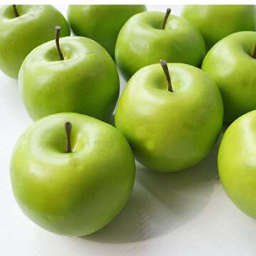 COTOSEY Artificial Green Apples Box of 12