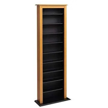 Prepac Barrister Narrow Media Storage Cabinet - 19.25" wide