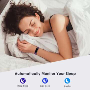 Kummel Fitness Tracker with Heart Rate Blood Oxygen Monitor, Activity Tracker Sleep Monitor Health Tracker, Smart Watch Pedometer Step Calories Counter, Fitness Watches for Men Women