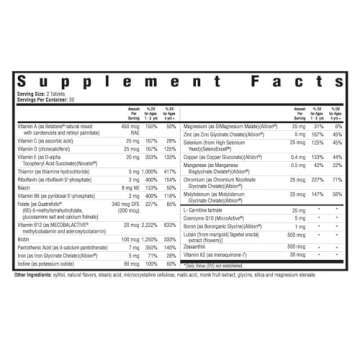 Seeking Health Kids Multivitamin Chewable, Formulated for Children’s Health, with L-5-MTHF L-Methy...