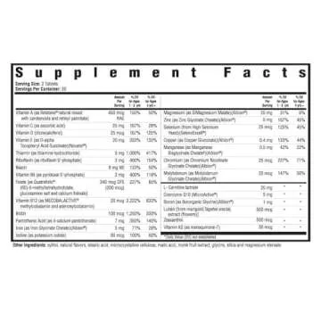 Seeking Health Kids Multivitamin Chewable, Formulated for Children’s Health, with L-5-MTHF L-Methy...