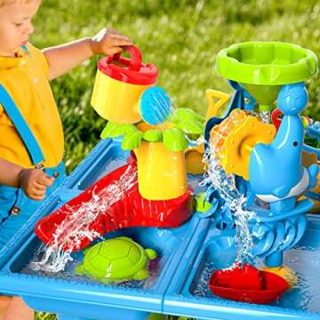 Bennol Sand and Water Table for Outdoor Fun