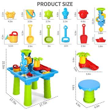 Bennol Sand and Water Table for Outdoor Fun