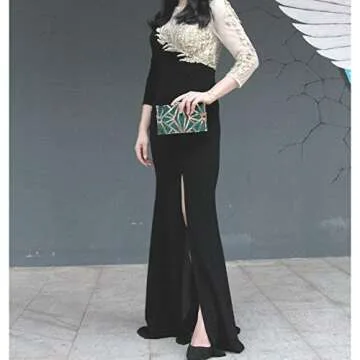 CARIEDO Elegant Velvet Evening Bag for Parties